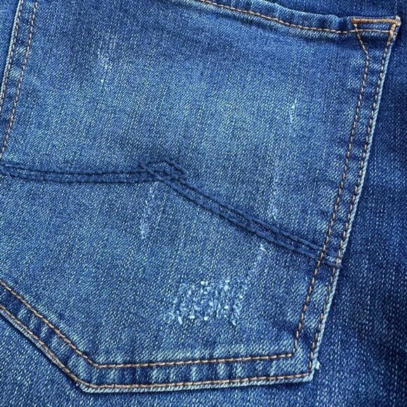 U.S. Polo Assn Men's Black Mallet Slim Fit Jeans W38 L32 Sexy Grunge Hip-Hop NWT - Picture 12 of 16